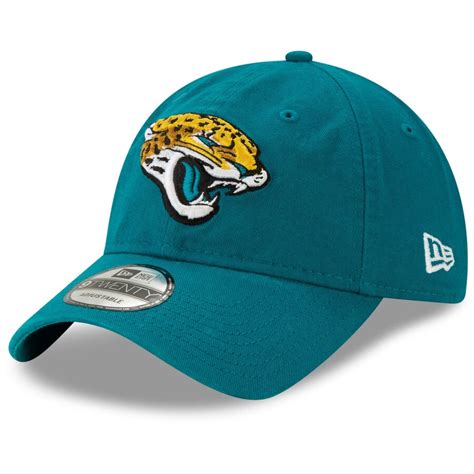 Men's New Era Teal Jacksonville Jaguars Core Classic Secondary 9TWENTY ...