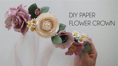 Diy Paper Flower Crown Tutorial