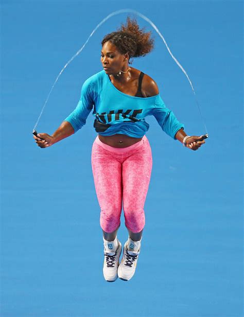 Serena Williams Jump Rope Exercise Pictures, Photos, and Images for ...