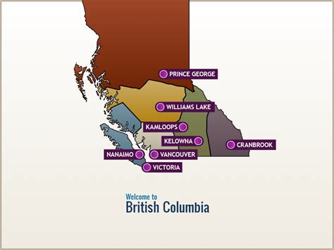 Travel British Columbia Community Map by Alex Parisi on Dribbble