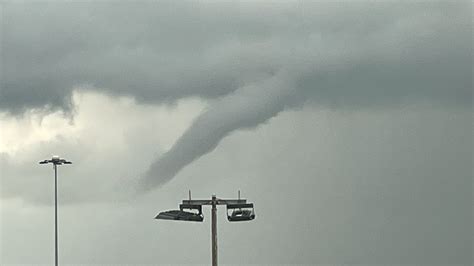 INTL - UK weather: Ominous funnel clouds spotted as nation is battered by downpours But don't ...