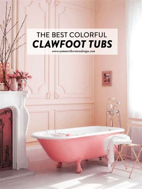 Interior Inspiration: Painted Clawfoot Tubs – Summer Thornton Design