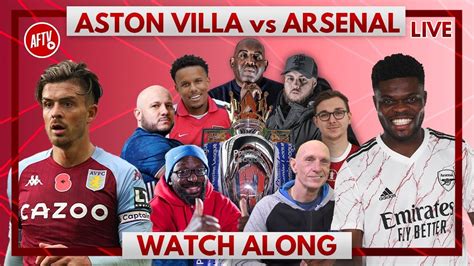 Aston Villa vs Arsenal | Watch Along Live - YouTube