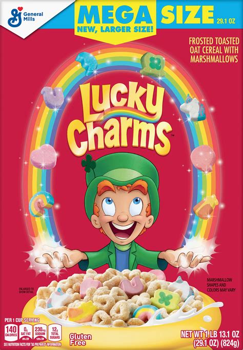 Lucky Charms - Lucky Charms, Gluten Free Breakfast Cereal, 29.1 oz - Walmart.com - Walmart.com