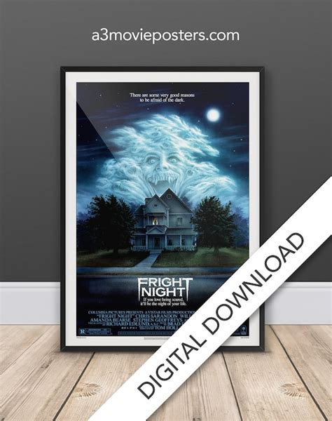 Fright Night Movie Poster 1985 Digital Poster Download - Etsy