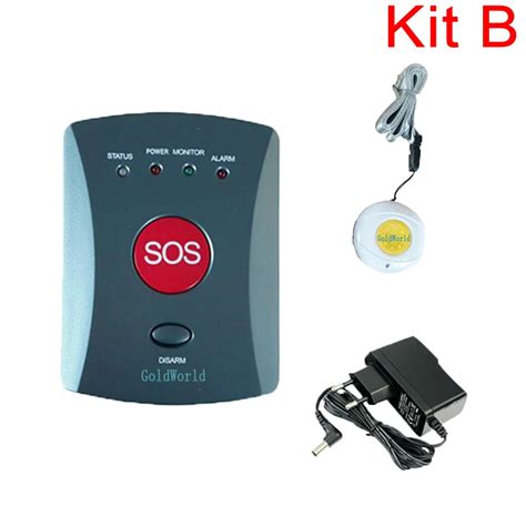 Neck House GSM SMS SOS Emergency Auto Dialer Alarm System with Panic Button for Elder Care-in ...