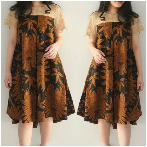 Dress Batik Wanita Modern - Model Baju Terbaru