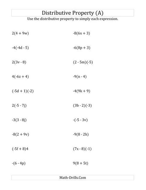 Distributive Property