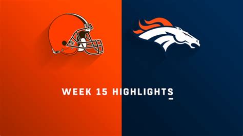 Browns vs. Broncos highlights | Week 15