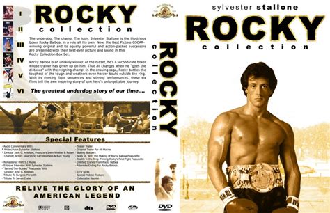 Rocky Collection - Movie DVD Custom Covers - 12814Rockybox-EN :: DVD Covers