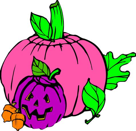 Girly Pumpkin Clip Art at Clker.com - vector clip art online, royalty free & public domain