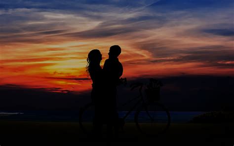 Download wallpaper 3840x2400 couple, love, sunset, outdoor 4k wallaper, 4k ultra hd 16:10 ...