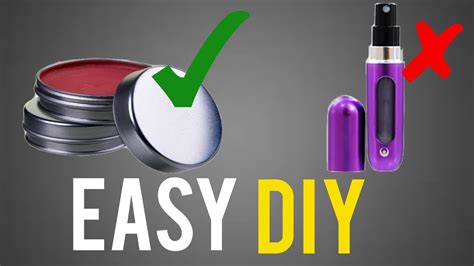 Solid Cologne DIY - Why it's better than spray - YouTube