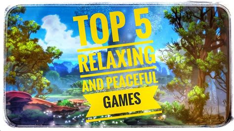 Top 5 Relaxing and Peaceful Games on Android and IOS - YouTube