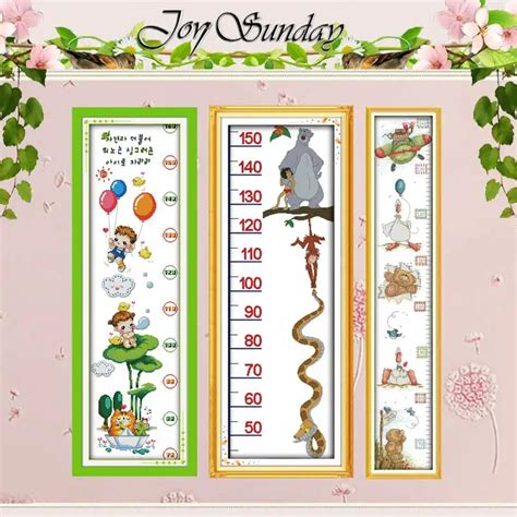 Aliexpress.com : Buy Height Chart Table counted Cross Stitch 11CT 14CT ...