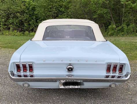 1st gen Baby Blue 1967 Ford Mustang convertible For Sale - MustangCarPlace