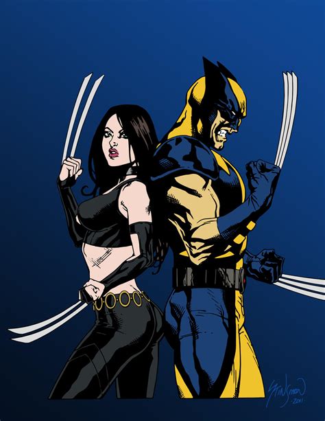 Wolverine and X-23 by edCOM02 on DeviantArt