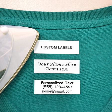 Amazon.com: Iron On Labels for Clothing, Personalized with Your Name ...