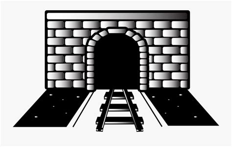 Train Tunnel Clipart