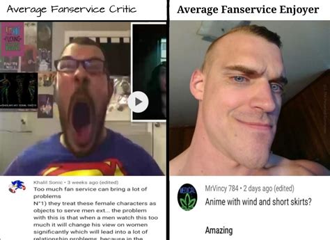 Fan Vs Enjoyer Meme Template