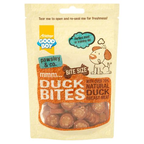 Good Boy Pawsley & Co Dog Treats Duck Bites 65g - Rookes Pet Products