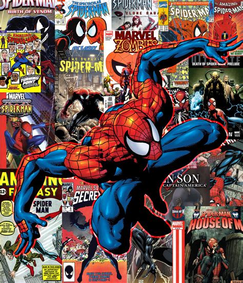 Free download Spider Man Comicbook Cover Collection Wallpaper by UndeadPixelArmy on [828x965 ...