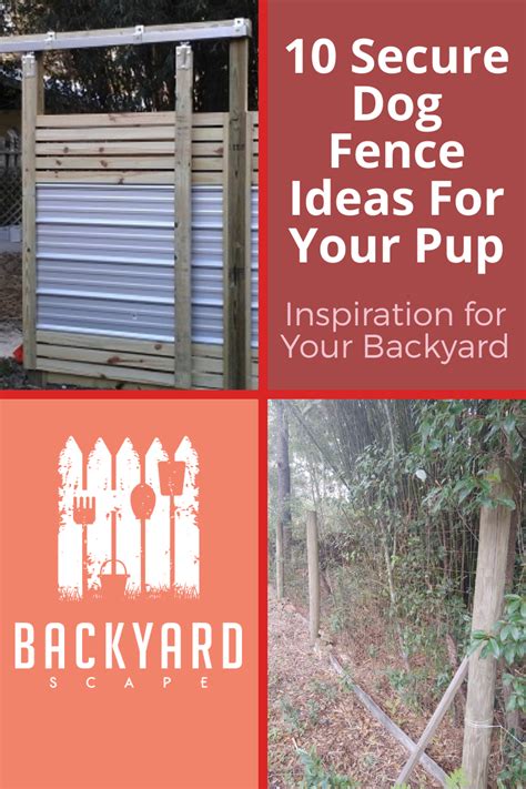 10 Dog Fence Ideas for Your Backyard | Diy backyard fence, Dog fence ...