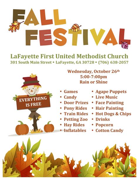 Fall Festival – LaFayette First United Methodist Church