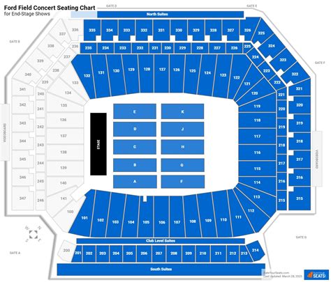 Ford Field Seating Chart With Seat Numbers | Brokeasshome.com