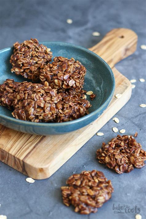 No-Bake Chocolate Oatmeal Cookies (sugar-free) | Bake to the roots