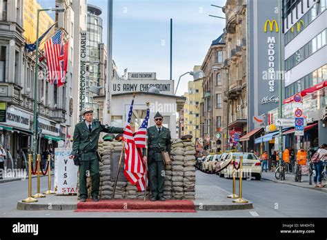 During the 'Cold War' Checkpoint Charlie used to be one of the most famous border crossings in ...