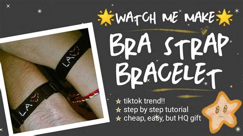 🌟Bra Strap Bracelet | DIYs | shine IXXIMMI - YouTube