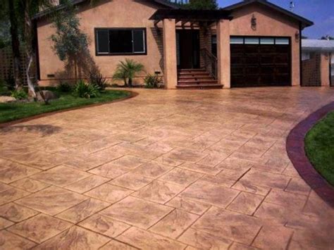 Stamped Concrete Driveways - Styles, Patterns & Borders - Concrete Network