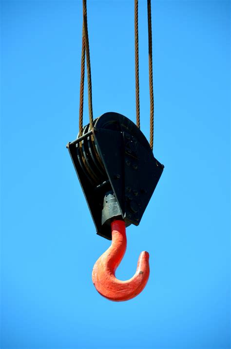 Free Images : sky, technology, chain, steel, metal, blue, hook, raise ...