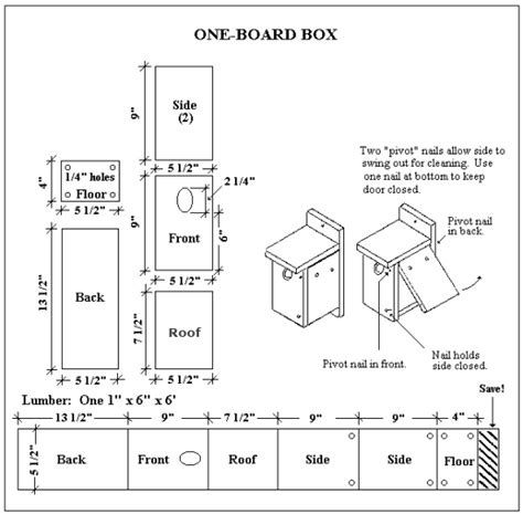 Free Bluebird House Plans - Multiple Designs