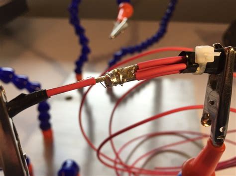 how to solder a wire to a connector?