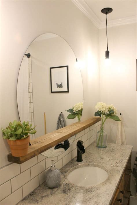 Frameless Bathroom Mirror Ideas - Easy Budget Upgrades | Apartment Therapy