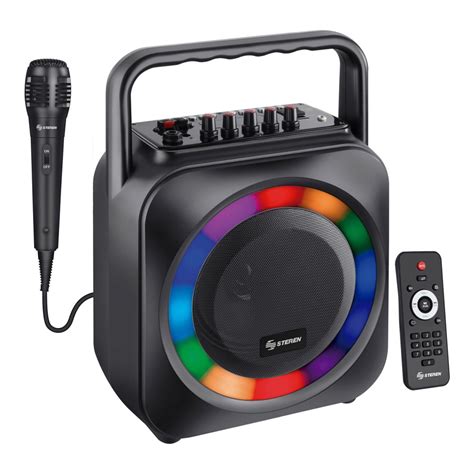 Steren Bocina Portátil con Karaoke AMP-011 Bluetooth 8W RMS AMP-011 ...