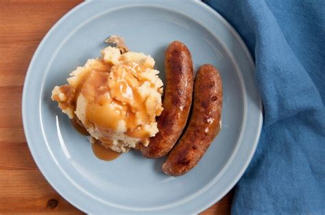 Premium Photo | Bangers and mash with gravy