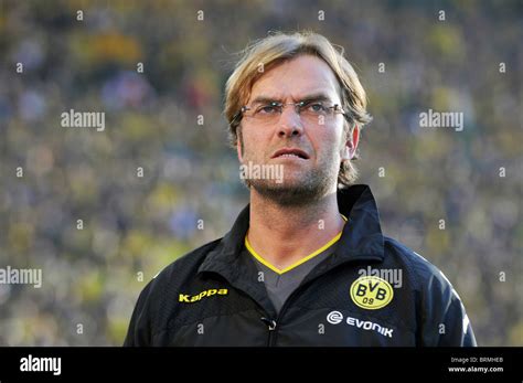 Juergen Klopp, coach of german football club Borussia Dortmund Stock ...