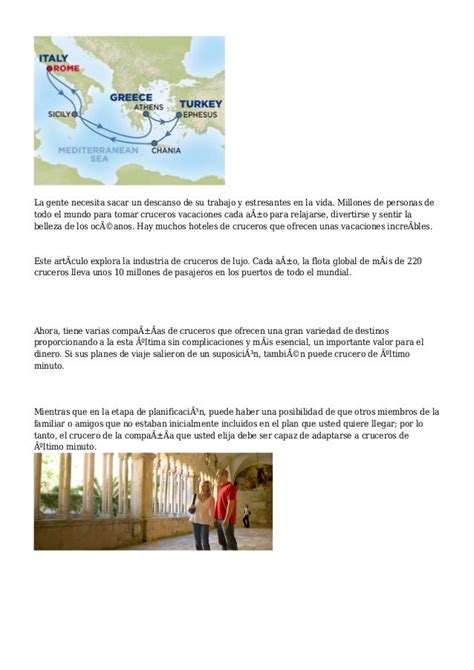 Los beneficios de ir cruceros mediterraneo todo incluido pullmantur