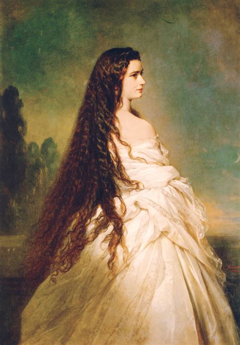 Elisabeth, empress of Austria in 1865 by Franz Xaver Winterhalter | Franz xaver winterhalter ...