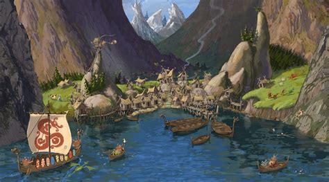 Berk Village - Rise of the Brave Tangled Dragons Wiki