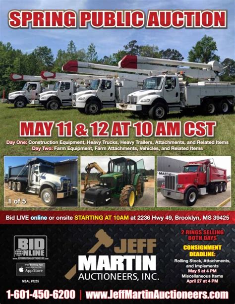 Jeff Martin Auction (@JMAuctioneers) | Twitter | Public auction, Auction, Heavy duty trucks