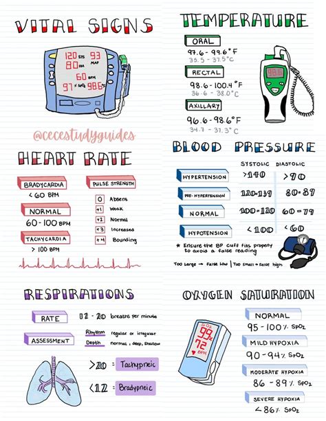 Vital Signs | Nurse study notes, Medical school stuff, Medical school inspiration