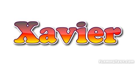 Xavier Logo | Free Name Design Tool from Flaming Text