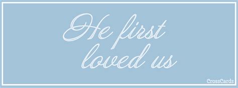 Download God First Loved Us - Christian Facebook Cover & Banner