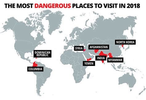 The most dangerous places in the world to visit in 2018 | Travel News | Travel | Express.co.uk