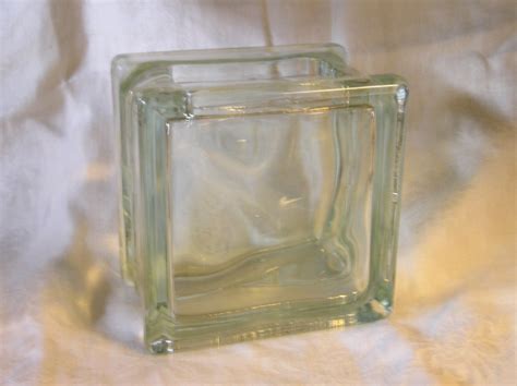 Glass Block Vase Made in W. Germany from CarlaJean