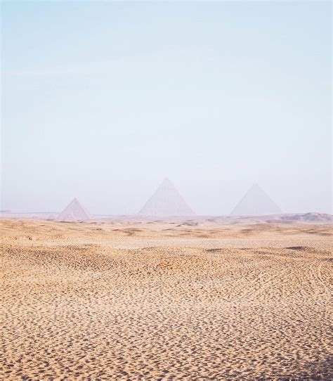 Sun, Sand, Desert, Retro, Artistic, Pyramid, HD wallpaper | Peakpx